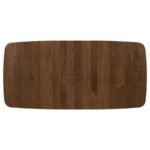 REDBRIDGE 5-PIECE RECTANGULAR DINING SET NATURAL WALNUT - Image 4