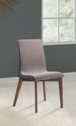 REDBRIDGE UPHOLSTERED DINING SIDE CHAIR WALNUT (SET OF 2) - Image 2