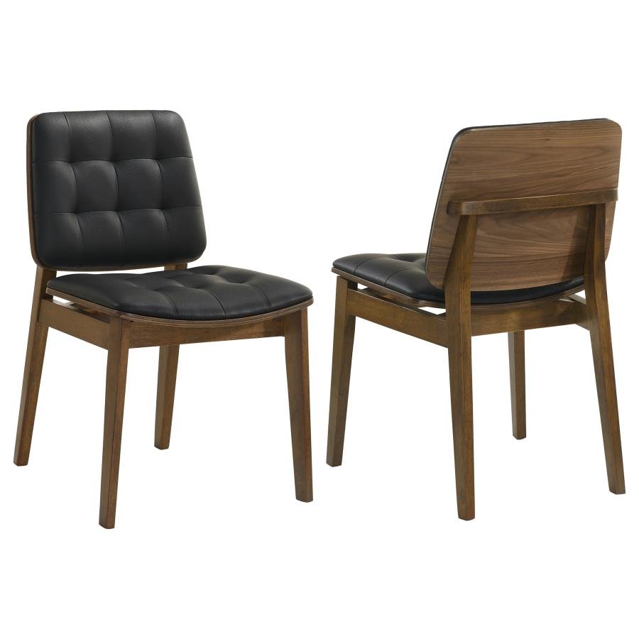 106596_001x900.jpg REDBRIDGE UPHOLSTERED DINING SIDE CHAIR WALNUT (SET OF 2) - Image 1
