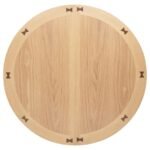 LAVON OVAL 60-INCH WOOD EXTENSION LEAF DINING TABLE LIGHT OAK - Image 10