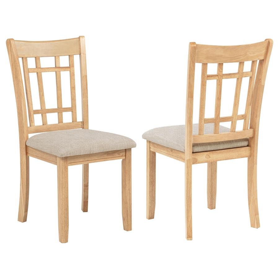 106622_001x900.jpg LAVON WOOD DINING SIDE CHAIR GREY AND LIGHT OAK (SET OF 2) - Image 1