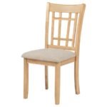 LAVON WOOD DINING SIDE CHAIR GREY AND LIGHT OAK (SET OF 2) - Image 5