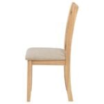 LAVON WOOD DINING SIDE CHAIR GREY AND LIGHT OAK (SET OF 2) - Image 6