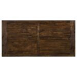 COLEMAN 5-PIECE RECTANGULAR DINING SET RUSTIC GOLDEN BROWN - Image 4