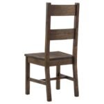 COLEMAN 5-PIECE RECTANGULAR DINING SET RUSTIC GOLDEN BROWN - Image 7