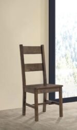 COLEMAN DINING SIDE CHAIR RUSTIC GOLDEN BROWN (SET OF 2) - Image 2