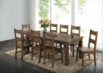 COLEMAN DINING SIDE CHAIR RUSTIC GOLDEN BROWN (SET OF 2) - Image 7