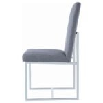 MACKINNON UPHOLSTERED DINING SIDE CHAIR GREY (SET OF 2) - Image 6