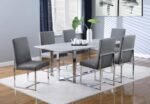 MACKINNON UPHOLSTERED DINING SIDE CHAIR GREY (SET OF 2) - Image 11