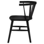 JEFFRIES WINDSOR WOOD DINING SIDE CHAIR BLACK (SET OF 2) - Image 6