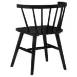 JEFFRIES WINDSOR WOOD DINING SIDE CHAIR BLACK (SET OF 2) - Image 7