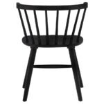 JEFFRIES WINDSOR WOOD DINING SIDE CHAIR BLACK (SET OF 2) - Image 8