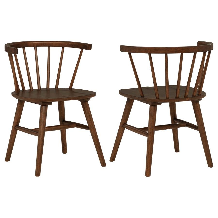 107202WAL_001x900.jpg JEFFRIES WINDSOR WOOD DINING SIDE CHAIR WALNUT (SET OF 2) - Image 1