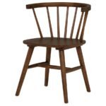 JEFFRIES WINDSOR WOOD DINING SIDE CHAIR WALNUT (SET OF 2) - Image 5
