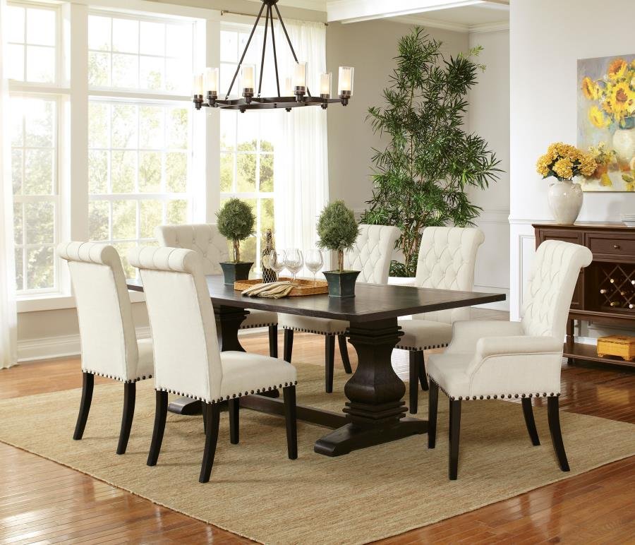 107411-S7_01x900.jpg PARKINS 7-PIECE RECTANGULAR DINING TABLE SET RUSTIC ESPRESSO - Image 1