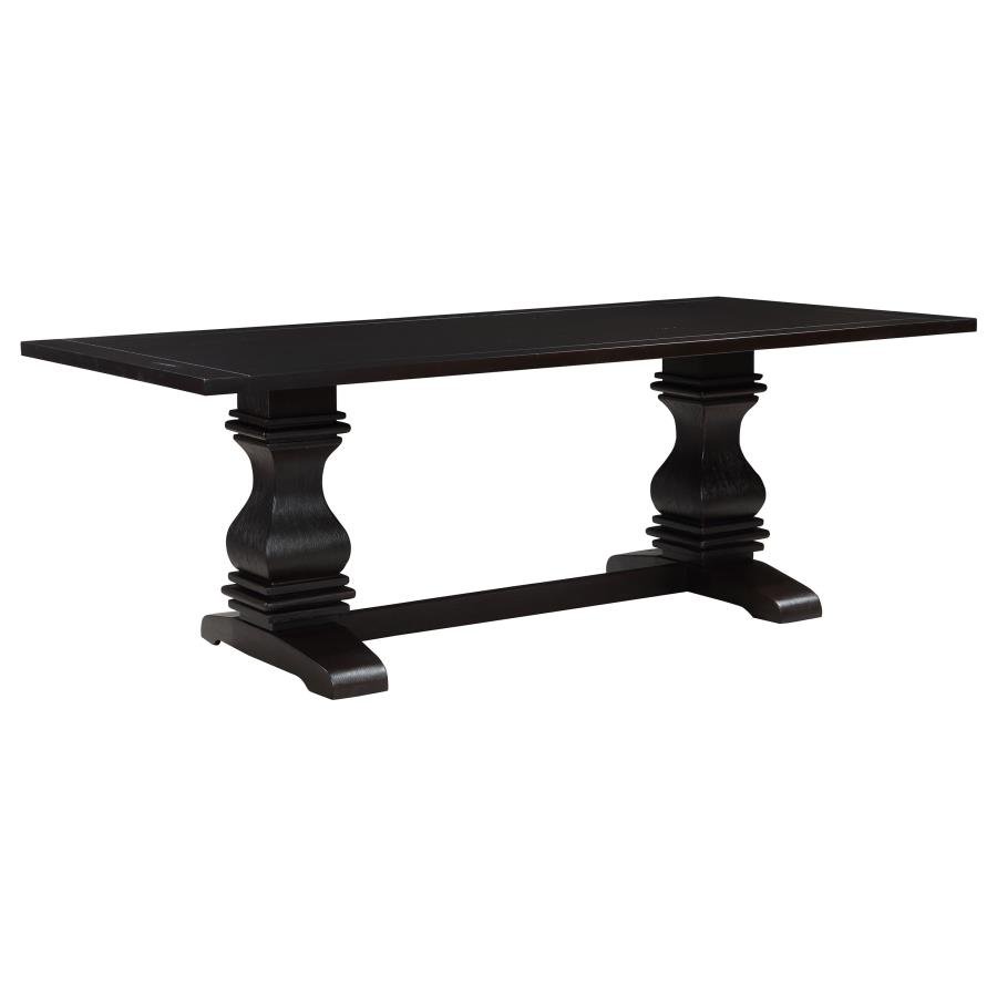 107411_02x900.jpg PARKINS RECTANGULAR 86-INCH DINING TABLE RUSTIC ESPRESSO - Image 1