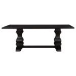 PARKINS RECTANGULAR 86-INCH DINING TABLE RUSTIC ESPRESSO - Image 3