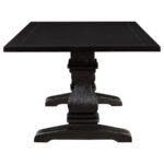 PARKINS RECTANGULAR 86-INCH DINING TABLE RUSTIC ESPRESSO - Image 4