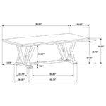 CORNELIA 7-PIECE RECTANGULAR DINING TABLE SET COASTAL GREY - Image 13