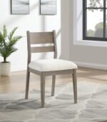 CORNELIA WOOD DINING SIDE CHAIR COASTAL GREY (SET OF 2) - Image 2