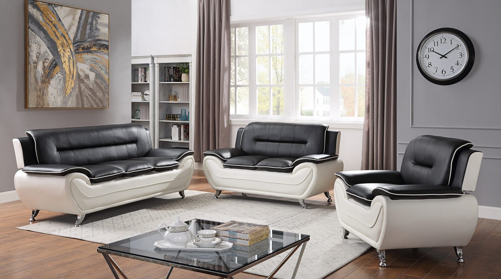 1076.jpg 2 Piece Sofa and Loveseat - 1076 - Image 1