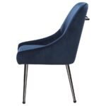 MAYETTE UPHOLSTERED DINING SIDE CHAIR BLUE (SET OF 2) - Image 6