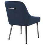 MAYETTE UPHOLSTERED DINING SIDE CHAIR BLUE (SET OF 2) - Image 8