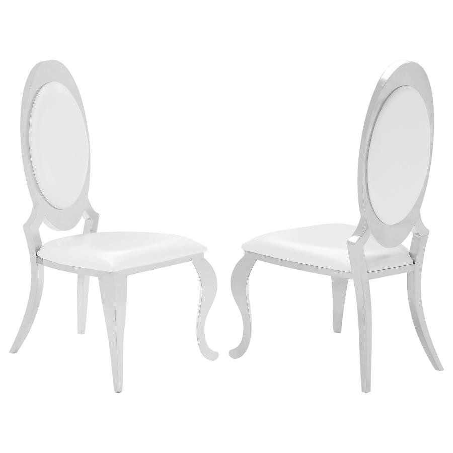 107872N_001x900.jpg ANCHORAGE UPHOLSTERED DINING CHAIR CREAM WHITE (SET OF 2) - Image 1