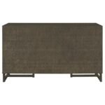KELLY 3-DRAWER STORAGE DINING SIDEBOARD BUFFET DARK GREY - Image 6