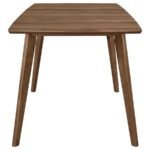 ALFREDO 6-PIECE BUTTERFLY LEAF DINING SET NATURAL WALNUT - Image 4