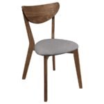ALFREDO 6-PIECE BUTTERFLY LEAF DINING SET NATURAL WALNUT - Image 6