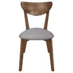 ALFREDO 6-PIECE BUTTERFLY LEAF DINING SET NATURAL WALNUT - Image 7