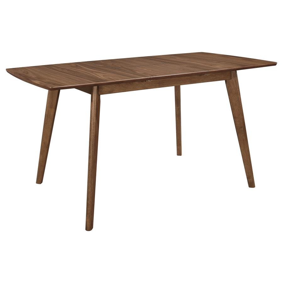 108080_02x900.jpg ALFREDO 63-INCH EXTENSION LEAF DINING TABLE NATURAL WALNUT - Image 1