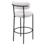 VIOLA BOUCLE UPHOLSTERED BAR CHAIR CREAM (SET OF 2) - Image 8