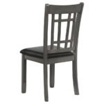 LAVON WOOD DINING SIDE CHAIR BLACK AND MEDIUM GREY (SET OF 2) - Image 7