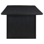 BROOKMEAD 100-INCH EXTENSION LEAF DINING TABLE BLACK - Image 7