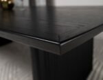 BROOKMEAD 100-INCH EXTENSION LEAF DINING TABLE BLACK - Image 11