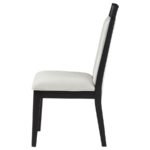 BROOKMEAD DINING SIDE CHAIR IVORY AND BLACK (SET OF 2) - Image 6
