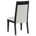 BROOKMEAD DINING SIDE CHAIR IVORY AND BLACK (SET OF 2) - Image 7