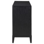 BROOKMEAD 4-DOOR SIDEBOARD BUFFET STORAGE CABINET BLACK - Image 6