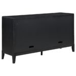 BROOKMEAD 4-DOOR SIDEBOARD BUFFET STORAGE CABINET BLACK - Image 7