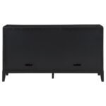 BROOKMEAD 4-DOOR SIDEBOARD BUFFET STORAGE CABINET BLACK - Image 8