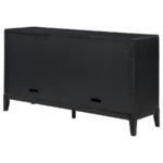 BROOKMEAD 4-DOOR SIDEBOARD BUFFET STORAGE CABINET BLACK - Image 9