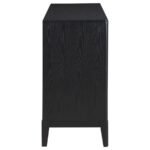 BROOKMEAD 4-DOOR SIDEBOARD BUFFET STORAGE CABINET BLACK - Image 10