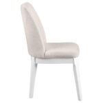 CARISSA UPHOLSTERED DINING SIDE CHAIR BEIGE (SET OF 2) - Image 9