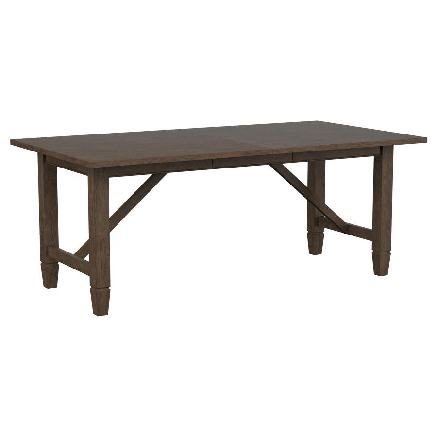 108311_02x900.jpg MATISSE RECTANGULAR 94-INCH WOOD DINING TABLE LIGHT BROWN - Image 1