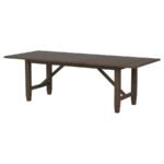 MATISSE RECTANGULAR 94-INCH WOOD DINING TABLE LIGHT BROWN - Image 7