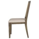 MATISSE WOVEN RATTAN BACK DINING SIDE CHAIR BROWN (SET OF 2) - Image 6