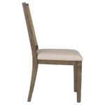 MATISSE WOVEN RATTAN BACK DINING SIDE CHAIR BROWN (SET OF 2) - Image 10