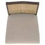 MATISSE WOVEN RATTAN BACK DINING SIDE CHAIR BROWN (SET OF 2) - Image 11